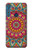 W3694 Hippie Art Pattern Hülle Schutzhülle Taschen und Leder Flip für Motorola One Fusion+
