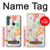 W3705 Pastel Floral Flower Hülle Schutzhülle Taschen und Leder Flip für Motorola One Fusion+