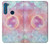 W3709 Pink Galaxy Hülle Schutzhülle Taschen und Leder Flip für Motorola One Fusion+