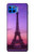 W3447 Eiffel Paris Sunset Hülle Schutzhülle Taschen und Leder Flip für Motorola Moto G 5G Plus