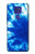 W1869 Tie Dye Blue Hülle Schutzhülle Taschen und Leder Flip für Motorola Moto G9 Play