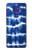 W3671 Blue Tie Dye Hülle Schutzhülle Taschen und Leder Flip für Motorola Moto G9 Play