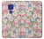 W3688 Floral Flower Art Pattern Hülle Schutzhülle Taschen und Leder Flip für Motorola Moto G9 Play