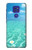 W3720 Summer Ocean Beach Hülle Schutzhülle Taschen und Leder Flip für Motorola Moto G9 Play