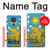 W3744 Tarot Card The Star Hülle Schutzhülle Taschen und Leder Flip für Motorola Moto G9 Play