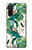 W3697 Leaf Life Birds Hülle Schutzhülle Taschen und Leder Flip für Sony Xperia 5 II