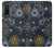 W3702 Moon and Sun Hülle Schutzhülle Taschen und Leder Flip für Sony Xperia 5 II