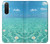 W3720 Summer Ocean Beach Hülle Schutzhülle Taschen und Leder Flip für Sony Xperia 5 II