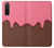 W3754 Strawberry Ice Cream Cone Hülle Schutzhülle Taschen und Leder Flip für Sony Xperia 5 II