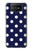 W3533 Blue Polka Dot Hülle Schutzhülle Taschen und Leder Flip für ASUS ZenFone 7 Pro