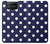 W3533 Blue Polka Dot Hülle Schutzhülle Taschen und Leder Flip für ASUS ZenFone 7 Pro