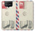 W3551 Vintage Airmail Envelope Art Hülle Schutzhülle Taschen und Leder Flip für ASUS ZenFone 7 Pro