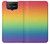 W3698 LGBT Gradient Pride Flag Hülle Schutzhülle Taschen und Leder Flip für ASUS ZenFone 7 Pro