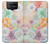 W3705 Pastel Floral Flower Hülle Schutzhülle Taschen und Leder Flip für ASUS ZenFone 7 Pro