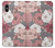 W3716 Rose Floral Pattern Hülle Schutzhülle Taschen und Leder Flip für iPhone X, iPhone XS