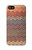 W3752 Zigzag Fabric Pattern Graphic Printed Hülle Schutzhülle Taschen und Leder Flip für iPhone 5C