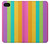 W3678 Colorful Rainbow Vertical Hülle Schutzhülle Taschen und Leder Flip für iPhone 4 4S