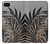 W3692 Gray Black Palm Leaves Hülle Schutzhülle Taschen und Leder Flip für iPhone 4 4S