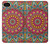 W3694 Hippie Art Pattern Hülle Schutzhülle Taschen und Leder Flip für iPhone 4 4S