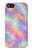 W3706 Pastel Rainbow Galaxy Pink Sky Hülle Schutzhülle Taschen und Leder Flip für iPhone 4 4S