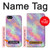 W3706 Pastel Rainbow Galaxy Pink Sky Hülle Schutzhülle Taschen und Leder Flip für iPhone 4 4S