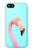 W3708 Pink Flamingo Hülle Schutzhülle Taschen und Leder Flip für iPhone 4 4S