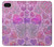 W3710 Pink Love Heart Hülle Schutzhülle Taschen und Leder Flip für iPhone 4 4S