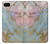 W3717 Rose Gold Blue Pastel Marble Graphic Printed Hülle Schutzhülle Taschen und Leder Flip für iPhone 4 4S