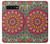 W3694 Hippie Art Pattern Hülle Schutzhülle Taschen und Leder Flip für Samsung Galaxy S10 Plus