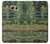 W3674 Claude Monet Footbridge and Water Lily Pool Hülle Schutzhülle Taschen und Leder Flip für Samsung Galaxy S6