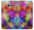 W3677 Colorful Brick Mosaics Hülle Schutzhülle Taschen und Leder Flip für Samsung Galaxy S6