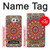 W3694 Hippie Art Pattern Hülle Schutzhülle Taschen und Leder Flip für Samsung Galaxy S6