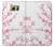 W3707 Pink Cherry Blossom Spring Flower Hülle Schutzhülle Taschen und Leder Flip für Samsung Galaxy S6