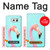 W3708 Pink Flamingo Hülle Schutzhülle Taschen und Leder Flip für Samsung Galaxy S6