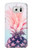 W3711 Pink Pineapple Hülle Schutzhülle Taschen und Leder Flip für Samsung Galaxy S6