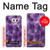 W3713 Purple Quartz Amethyst Graphic Printed Hülle Schutzhülle Taschen und Leder Flip für Samsung Galaxy S6