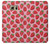 W3719 Strawberry Pattern Hülle Schutzhülle Taschen und Leder Flip für Samsung Galaxy S6