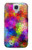 W3677 Colorful Brick Mosaics Hülle Schutzhülle Taschen und Leder Flip für Samsung Galaxy S4