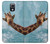 W3680 Cute Smile Giraffe Hülle Schutzhülle Taschen und Leder Flip für Samsung Galaxy S4
