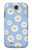 W3681 Daisy Flowers Pattern Hülle Schutzhülle Taschen und Leder Flip für Samsung Galaxy S4