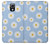 W3681 Daisy Flowers Pattern Hülle Schutzhülle Taschen und Leder Flip für Samsung Galaxy S4