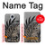 W3692 Gray Black Palm Leaves Hülle Schutzhülle Taschen und Leder Flip für Samsung Galaxy S4