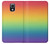 W3698 LGBT Gradient Pride Flag Hülle Schutzhülle Taschen und Leder Flip für Samsung Galaxy S4