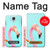 W3708 Pink Flamingo Hülle Schutzhülle Taschen und Leder Flip für Samsung Galaxy S4