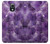 W3713 Purple Quartz Amethyst Graphic Printed Hülle Schutzhülle Taschen und Leder Flip für Samsung Galaxy S4