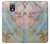 W3717 Rose Gold Blue Pastel Marble Graphic Printed Hülle Schutzhülle Taschen und Leder Flip für Samsung Galaxy S4