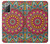 W3694 Hippie Art Pattern Hülle Schutzhülle Taschen und Leder Flip für Samsung Galaxy Note 20