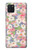 W3688 Floral Flower Art Pattern Hülle Schutzhülle Taschen und Leder Flip für Samsung Galaxy Note10 Lite