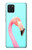 W3708 Pink Flamingo Hülle Schutzhülle Taschen und Leder Flip für Samsung Galaxy Note10 Lite