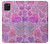 W3710 Pink Love Heart Hülle Schutzhülle Taschen und Leder Flip für Samsung Galaxy Note10 Lite